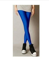 2017 Sexy Solid Candy Neon Leggings Plus Size Women's Leggings High Stretched Elastic Leggings Fitness Ballet Dancing Paint