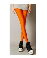 2017 Sexy Solid Candy Neon Leggings Plus Size Women's Leggings High Stretched Elastic Leggings Fitness Ballet Dancing Paint