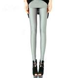 2017 Sexy Solid Candy Neon Women Spring Summer Leggings High Stretched Jeggings Fitness Clothing Ballet Cropped Leggin