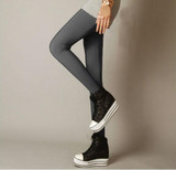 2017 Sexy Solid Candy Neon Women Spring Summer Leggings High Stretched Jeggings Fitness Clothing Ballet Cropped Leggin