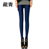 2017 Sexy Solid Candy Neon Women Spring Summer Leggings High Stretched Jeggings Fitness Clothing Ballet Cropped Leggin