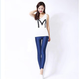 2017 Sexy Solid Candy Neon Women Spring Summer Leggings High Stretched Jeggings Fitness Clothing Ballet Cropped Leggin