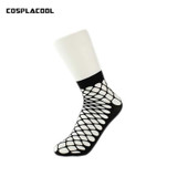 2017 Sexy Fishnet Socks Women Ankle High Socks Mesh Lace Fish Net Short Socks Hollow Meias Ladies Girls Cool High Heels Sokken