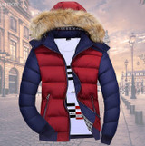 Aliexpress china cheap wholesale men youth new 2017 autumn winters warm leisure fashion tide cotton-padded jacket