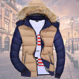 Aliexpress china cheap wholesale men youth new 2017 autumn winters warm leisure fashion tide cotton-padded jacket