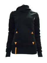 Alien Solid Hooded Women Hoodies Sweatshirts 2017 Hooded Collar Pocket Long Sleeve Pullovers Female Casual Drawstring Tops 30@J