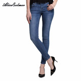Alice & Elmer Stretch Skinny Jeans Woman Jeans For Girls Jeans Women Mid Waist Jeans Female Pants