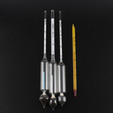 Alcohol meter AlcoholMeter with hydrothermograph for distiller alcohol Hydrometer Alcoholmeter Set 0 to 100% wine Meter Tester