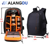 ALANGDU Camera Bag DSLR Backpack Notebook Video Photo Bags for Camera d3200 d3100 d5200 Small Compact Camera Backpack Large Size