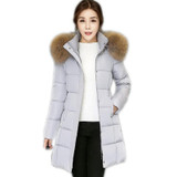 AKSLXDMMD Plus Size Fashion Winter Jacket Women 2017 New Thick Warm Female Jacket Fur Hooded Cotton Coat Parkas Overcoat LH1192