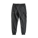 AK CLUB Brand Men Sweatpants Vintage Military Asymmetrical Leg Pockets French Terry Cotton Sweatpants Men Pencil Pants 1752034