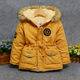 2017 children outerwear baby girls cotton Hooded coats Winter Jacket children's winter clothing Girls and boys Down &amp; Parkas