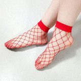 2017 Chic Thin Fishnet Sock Women Harajuku Goth Punk Unif Series Cool Female Fishnet Short Socks Females Hollow Out ZWW0440-45