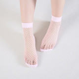2017 Chic Thin Fishnet Sock Women Harajuku Goth Punk Unif Series Cool Female Fishnet Short Socks Females Hollow Out ZWW0440-45