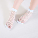 2017 Chic Thin Fishnet Sock Women Harajuku Goth Punk Unif Series Cool Female Fishnet Short Socks Females Hollow Out ZWW0440-45