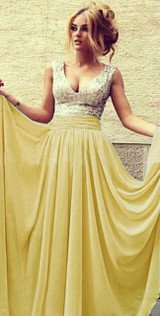 2017 Cheap Simple Bridesmaid Dresses Long Lavender Turquoise Burgundy Sequins Bridesmaid Dress Elegant V Neck Prom Gown