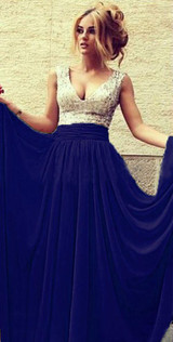 2017 Cheap Simple Bridesmaid Dresses Long Lavender Turquoise Burgundy Sequins Bridesmaid Dress Elegant V Neck Prom Gown