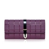 Leeshang Women Purse Genuine Leather Mobile Phone Purse Women Clutch Long Ladies Wallet Female Purse Organizer Card Holder