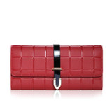 Leeshang Women Purse Genuine Leather Mobile Phone Purse Women Clutch Long Ladies Wallet Female Purse Organizer Card Holder