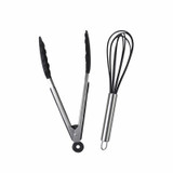 LeeQian 10Pcs/set Silicone Heat Resistant Kitchen Cooking Utensils Spaghetti Server Non-Stick Baking Tool Cooking Tool Sets