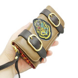 Leeshang Fashion Wristband Clutch Wallets Harry Potter Hogwarts Castle Crest Envelope Satchel Fold Wallet Purse with Tag