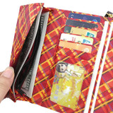 Leeshang Fashion Wristband Clutch Wallets Harry Potter Hogwarts Castle Crest Envelope Satchel Fold Wallet Purse with Tag