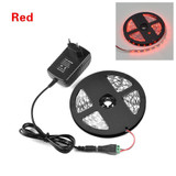 LED Strip Waterproof RGB SMD 5050 12V 5M 60LEDs/M RGBW RGBWW Flexible LED light Strips With EU 3A Power Adapter Remoter Control