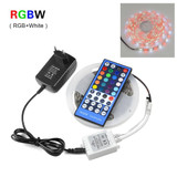 LED Strip Waterproof RGB SMD 5050 12V 5M 60LEDs/M RGBW RGBWW Flexible LED light Strips With EU 3A Power Adapter Remoter Control