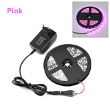 LED Strip Waterproof RGB SMD 5050 12V 5M 60LEDs/M RGBW RGBWW Flexible LED light Strips With EU 3A Power Adapter Remoter Control