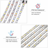 LED Strip Waterproof RGB SMD 5050 12V 5M 60LEDs/M RGBW RGBWW Flexible LED light Strips With EU 3A Power Adapter Remoter Control
