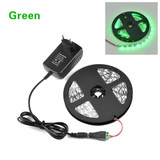 LED Strip Waterproof RGB SMD 5050 12V 5M 60LEDs/M RGBW RGBWW Flexible LED light Strips With EU 3A Power Adapter Remoter Control