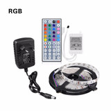 LED Strip Waterproof RGB SMD 5050 12V 5M 60LEDs/M RGBW RGBWW Flexible LED light Strips With EU 3A Power Adapter Remoter Control