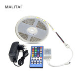 LED Strip Waterproof RGB SMD 5050 12V 5M 60LEDs/M RGBW RGBWW Flexible LED light Strips With EU 3A Power Adapter Remoter Control