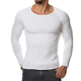 LASPERAL Men Sweaters Fashion Slim Fit Solid Knitted Sweaters Male Autumn Long Sleeve Knitwear Puoolvers Sweaters Z30