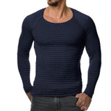 LASPERAL Men Sweaters Fashion Slim Fit Solid Knitted Sweaters Male Autumn Long Sleeve Knitwear Puoolvers Sweaters Z30
