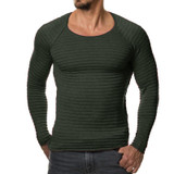 LASPERAL Men Sweaters Fashion Slim Fit Solid Knitted Sweaters Male Autumn Long Sleeve Knitwear Puoolvers Sweaters Z30