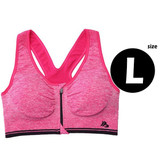 LASPERAL Brands Women Fitness Bra Shockproof Front Zipper Push Up Bra Wirefree Padded Brassiere Bra Seamless Crop Top Underwear LASPERAL Brands Women Fitness Bra Shockproof Front Zipper Push Up Bra Wirefree Padded Brassiere Bra Seamless Crop Top Underwear
