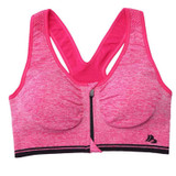 LASPERAL Brands Women Fitness Bra Shockproof Front Zipper Push Up Bra Wirefree Padded Brassiere Bra Seamless Crop Top Underwear LASPERAL Brands Women Fitness Bra Shockproof Front Zipper Push Up Bra Wirefree Padded Brassiere Bra Seamless Crop Top Underwear