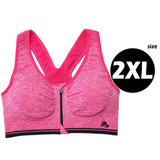 LASPERAL Brands Women Fitness Bra Shockproof Front Zipper Push Up Bra Wirefree Padded Brassiere Bra Seamless Crop Top Underwear LASPERAL Brands Women Fitness Bra Shockproof Front Zipper Push Up Bra Wirefree Padded Brassiere Bra Seamless Crop Top Underwear