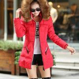 LASPERAL 2017 Winter Jacket Coat Warm Long Women Parkas Big Fur Hooded Parka Women Winter Coat Slim Female Thick Tops Outerwear