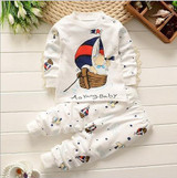 2017 sping baby boy Newborn Infant Clothing Baby Clothes Set 2PCS Baby Boy Clothes cotton Baby Clothing Sets infant clothes