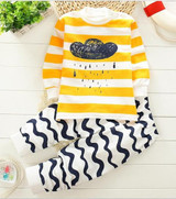 2017 sping baby boy Newborn Infant Clothing Baby Clothes Set 2PCS Baby Boy Clothes cotton Baby Clothing Sets infant clothes