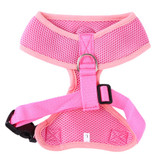 2017 Soft Air Mesh Pet Harness Dog Clothes Pet Dog Cat Vest Breathable Harness Leash Dog Apparel Small Dog Harness Leash 2 Color