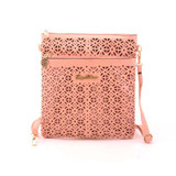 2017 Small Casual women messenger bags PU hollow out crossbody bags ladies shoulder purse and handbags bolsas feminina