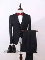 2017 Slim Fit Groom Tuxedo 8 Styles Groomsmen New Arrival Wedding/Dinner Suits Best Man Bridegroom (Jacket+Pants+Vest) BF2