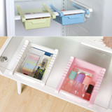 2017 Slide Refrigerator Space Saver Organizer Storage Boxes Slide Kitchen Fridge Freezer Storage Box Shelf Holder Drawer
