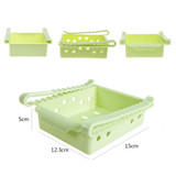 2017 Slide Refrigerator Space Saver Organizer Storage Boxes Slide Kitchen Fridge Freezer Storage Box Shelf Holder Drawer