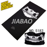 2017 Skull Bandana Multifunctional Seamless Bandana 25*48cm Headbands Tubular Motorcycle Scarf Bufanda Tubular Negro