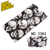 2017 Skull Bandana Multifunctional Seamless Bandana 25*48cm Headbands Tubular Motorcycle Scarf Bufanda Tubular Negro