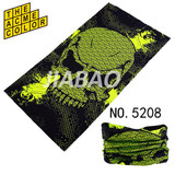 2017 Skull Bandana Multifunctional Seamless Bandana 25*48cm Headbands Tubular Motorcycle Scarf Bufanda Tubular Negro